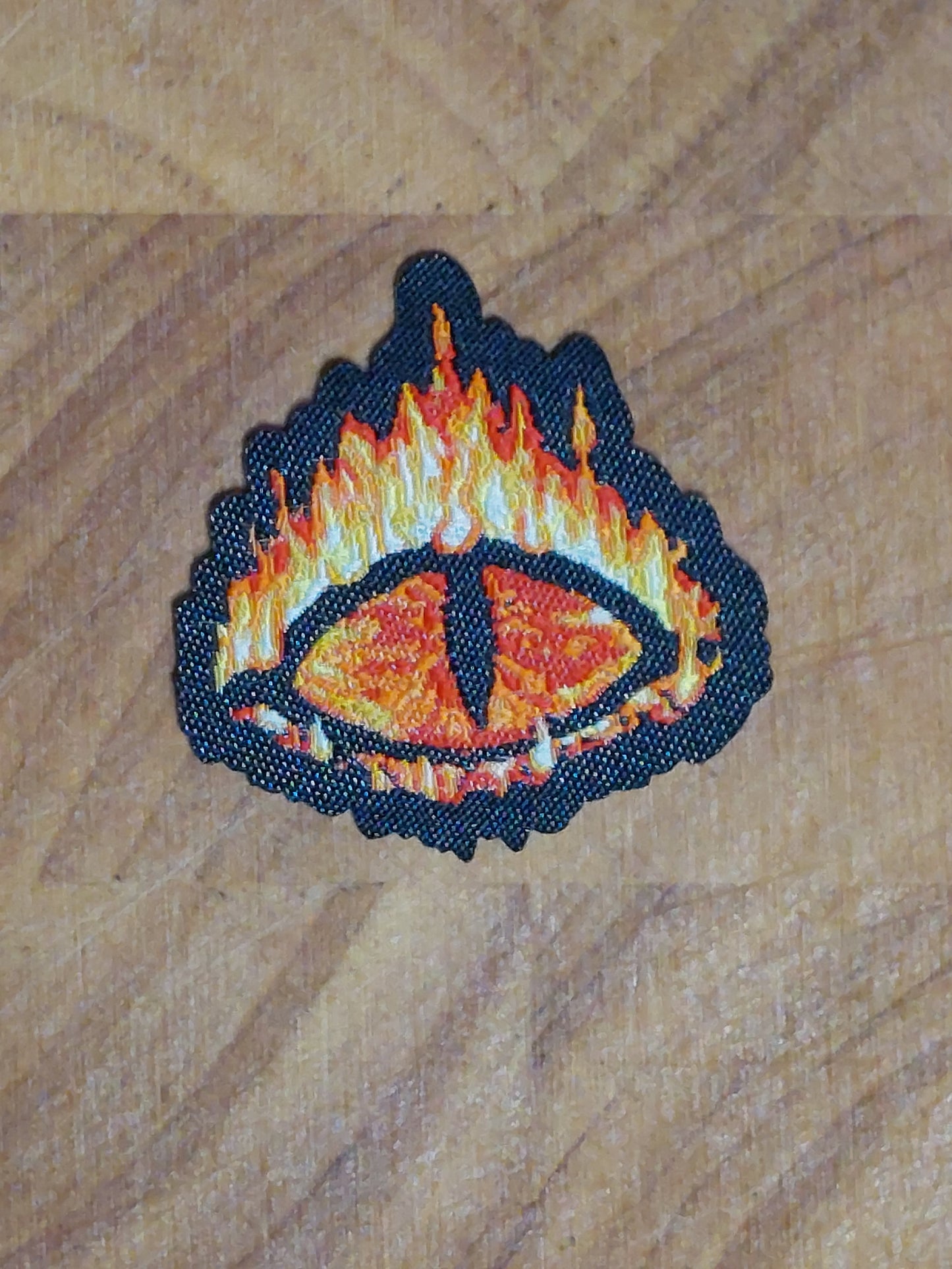 Sauron eye artwork mini patch
