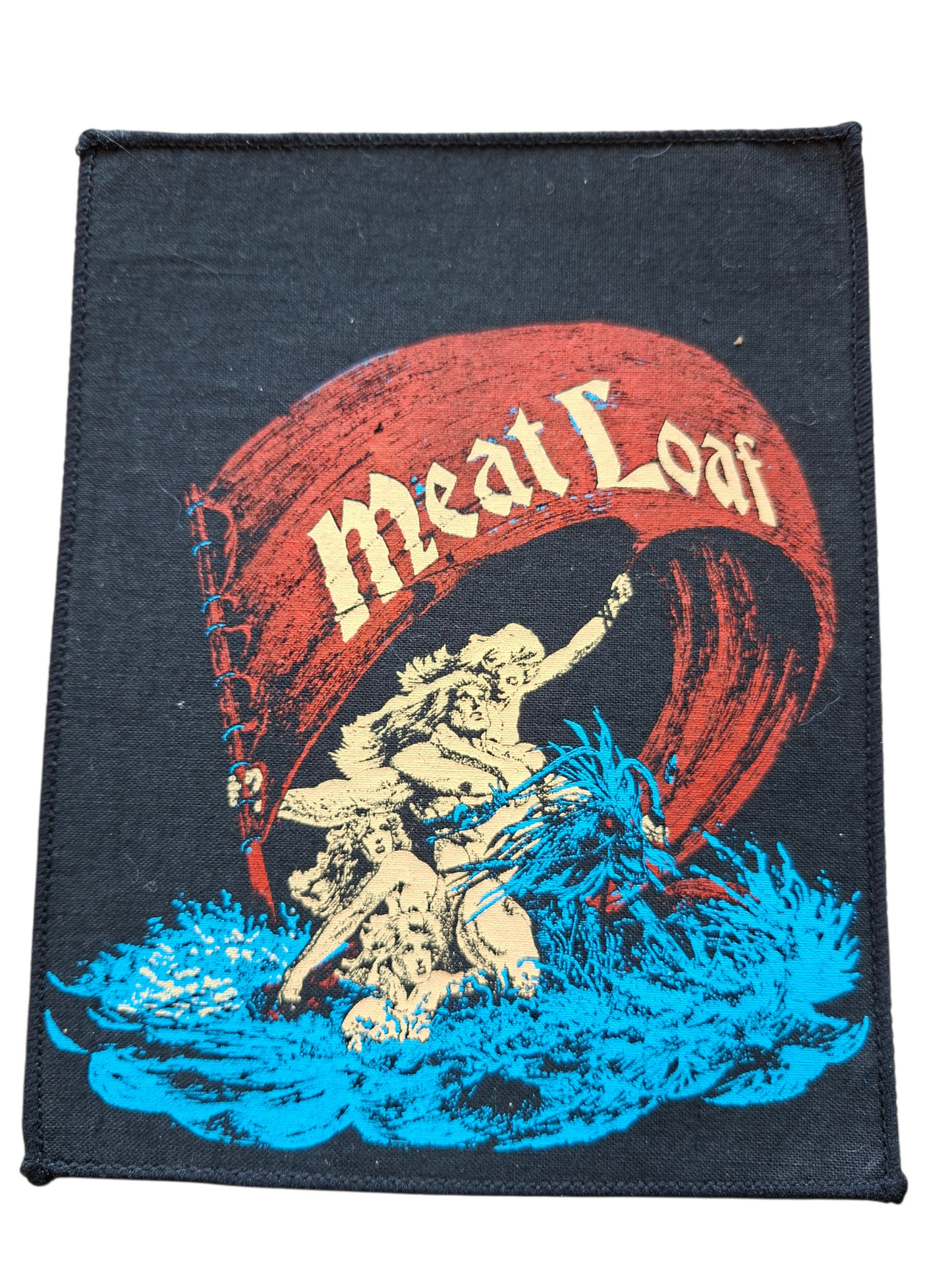Meat loaf mini backpatch