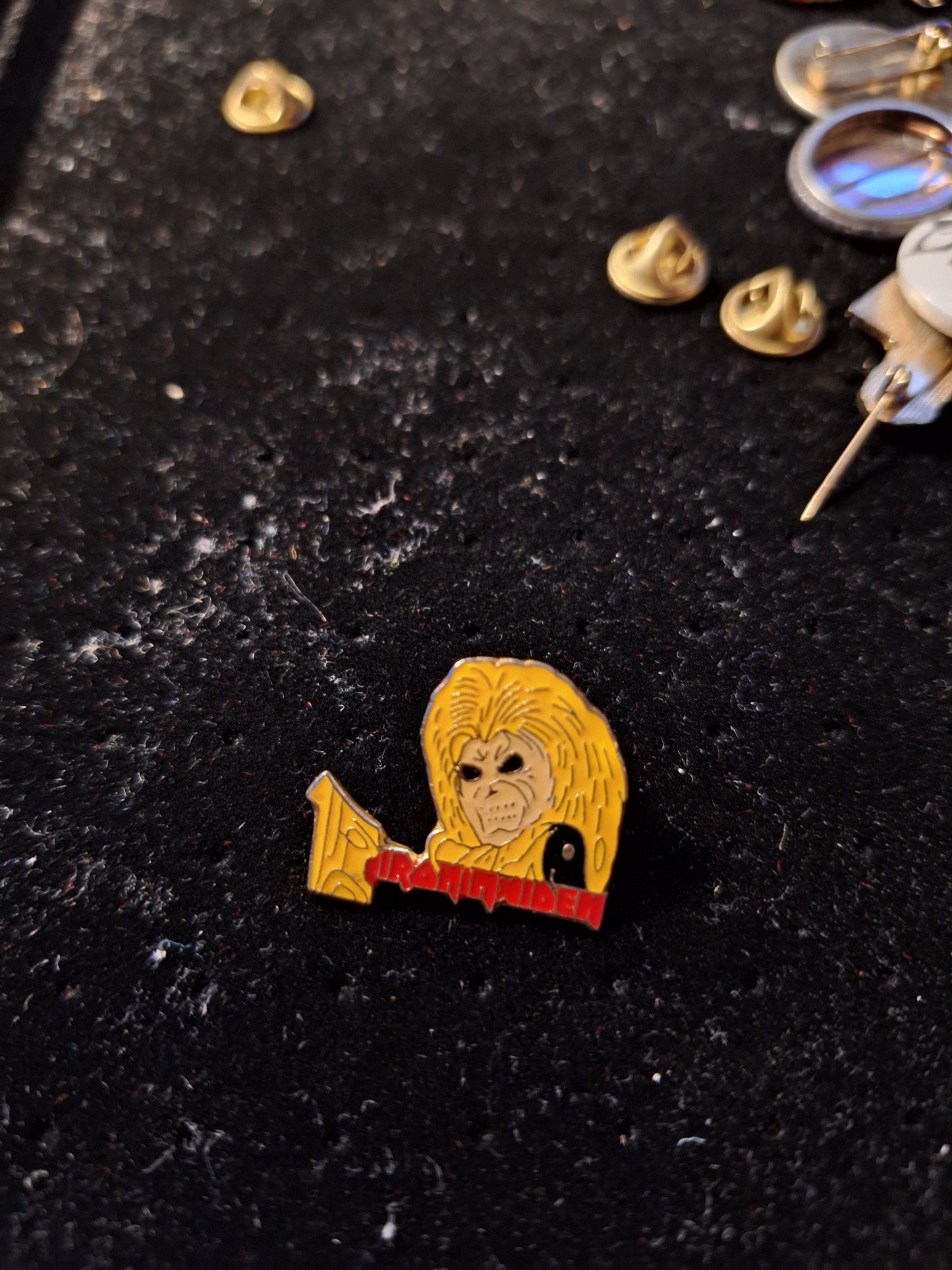 Iron maiden badge