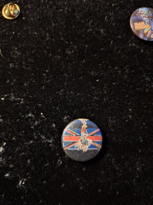 Iron maiden button 4