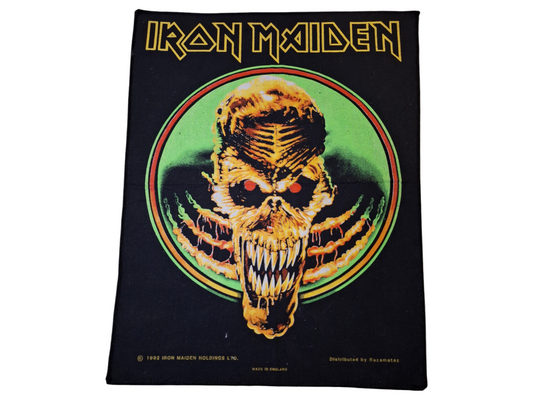 Iron Maiden Donnington eddie backpatch