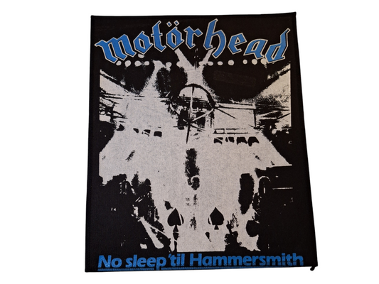 Motorhead no sleep till hammersmith backpatch