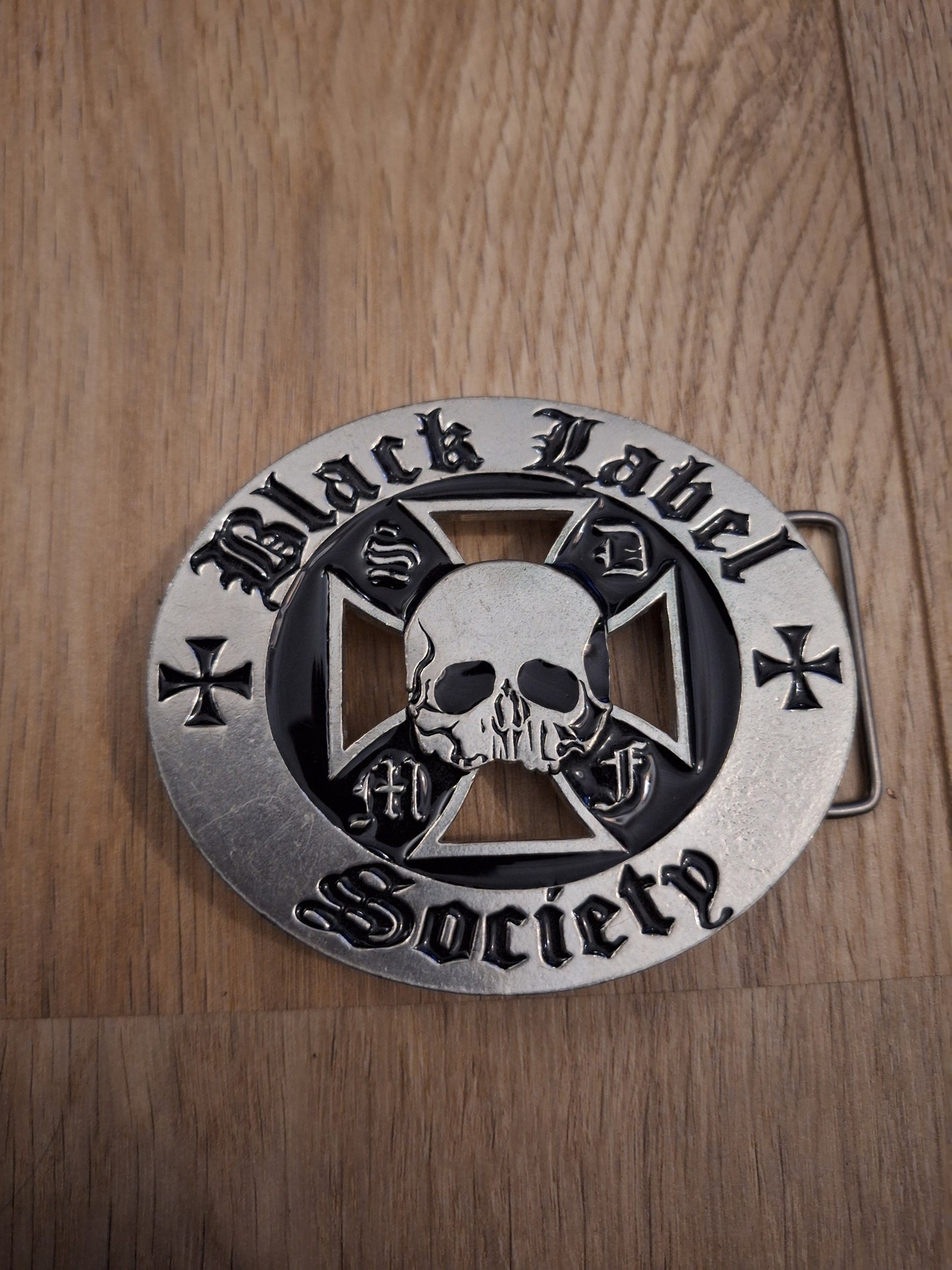 Black Label Society BLS belt buckle