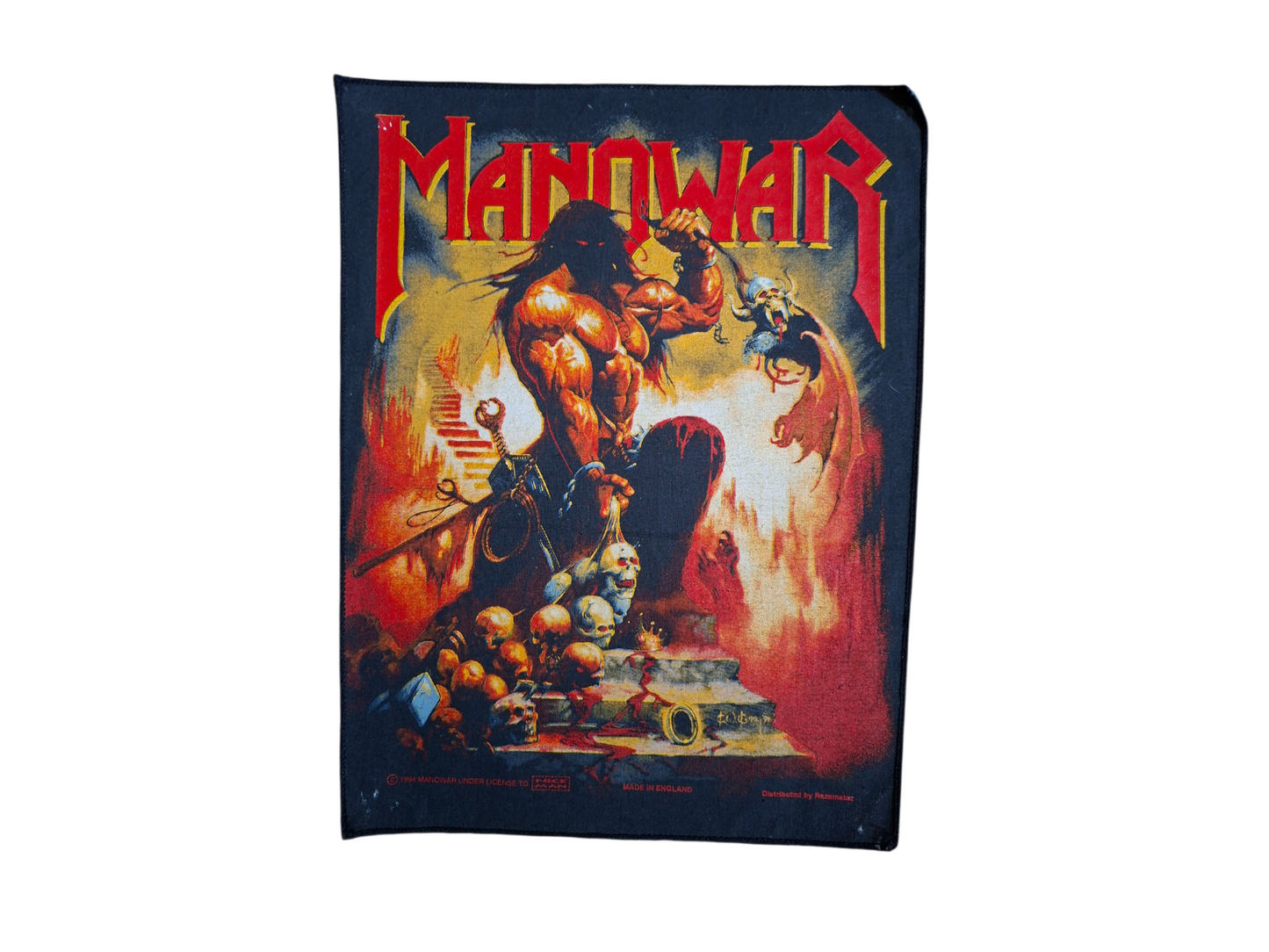 Manowar Agony and Ecstasy backpatch