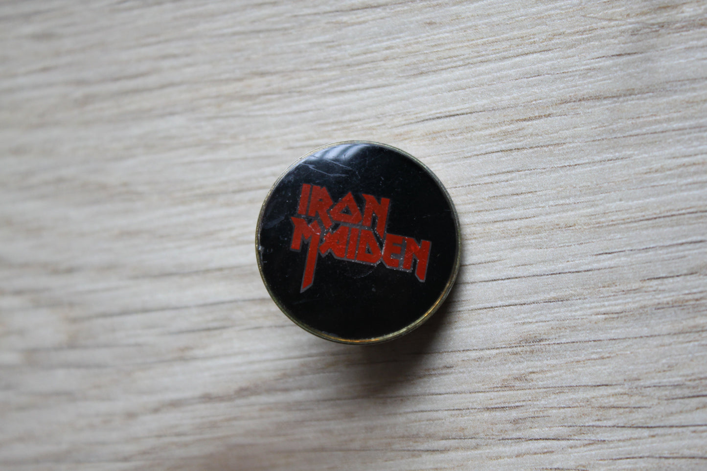 Iron Maiden logo badge